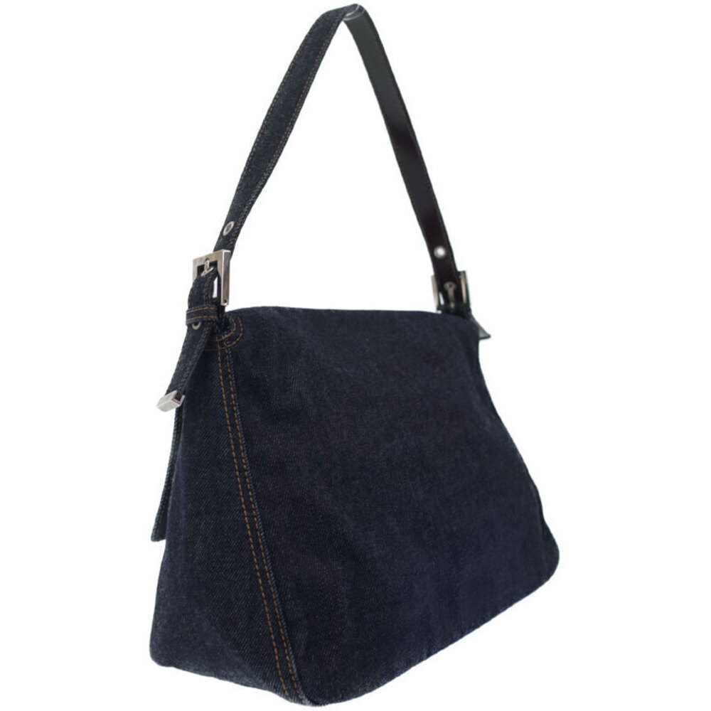 Fendi Semi Denim Mamma Bucket Bag Shoulder